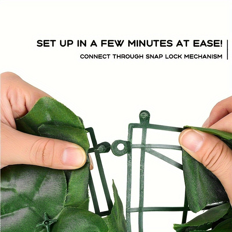 Artificial Ivy Wall Screen Privacy Fence for Garden Patio Home Decor All-Season Plastic