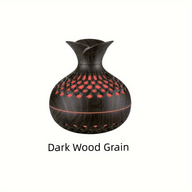 Мини-увлажнитель воздуха USB в форме цветка с 2 режимами распыления и 7 светодиодными огнями для офиса, автомобиля, спальни