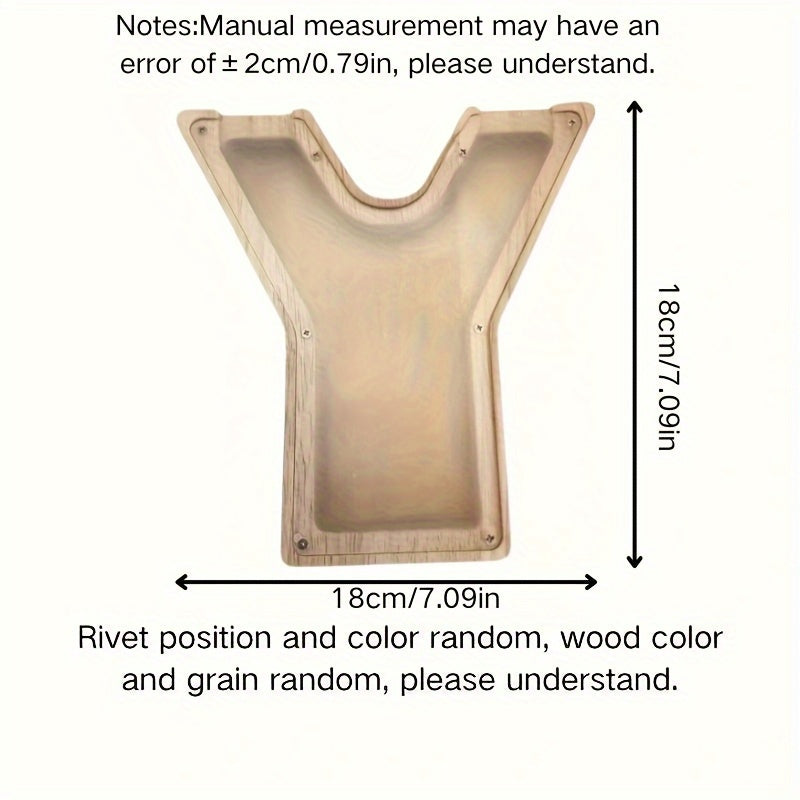 Personalized Wooden Alphabet Letters Set with 26 A-Z Transparent Blocks for Gifts and Home Decor