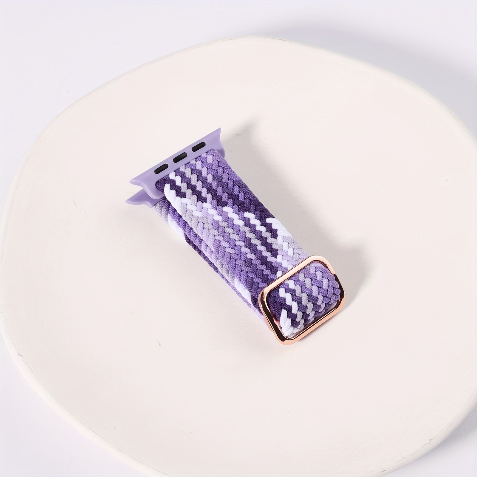 Silicone Braided Watch Band for iWatch Series 1-8 38mm-49mm Men Women