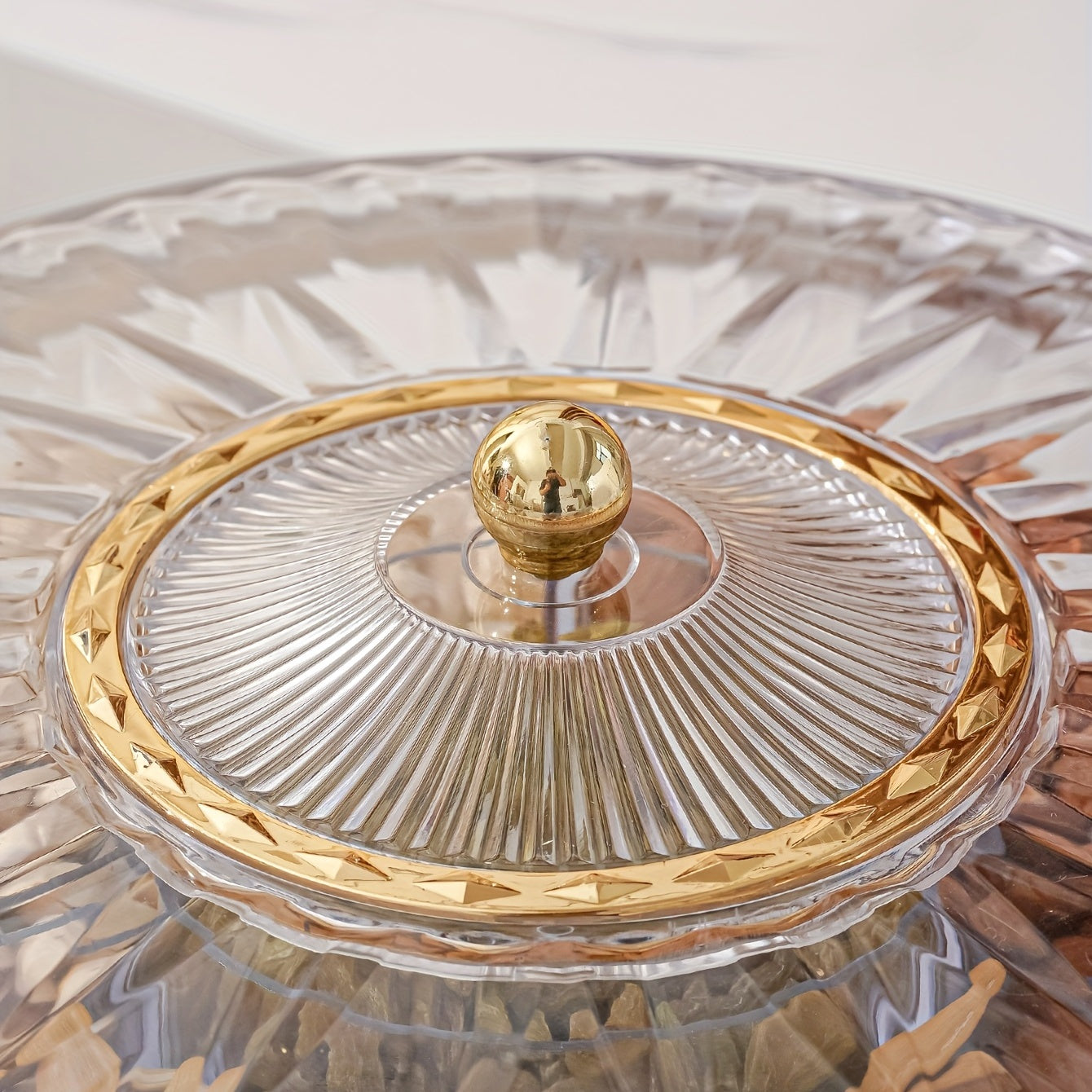 To'ylar, tug'ilgan kunlar va ziyofatlar uchun qopqog'li shirinliklar saqlash qutisi 10.53 dyuym