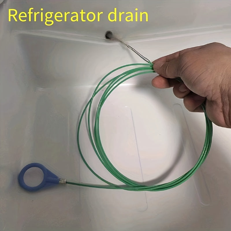 Flexible Drain Cleaning Brush for Long Drains, Refrigerators, and AC Systems