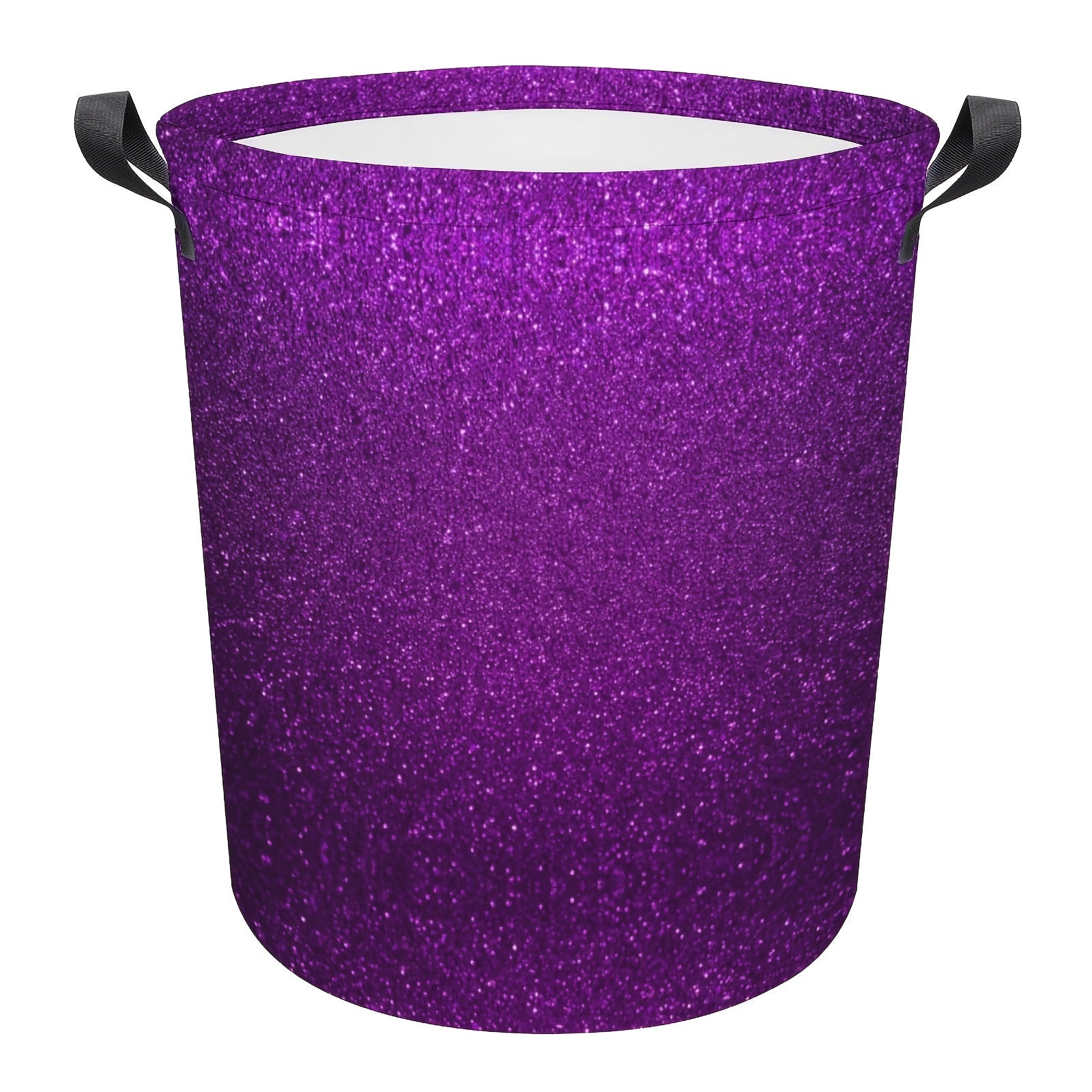 Просторная складная корзина для белья - изготовлена из водонепроницаемой оксфордской ткани, прочная и легкая в переноске, с достаточным пространством для одежды, игрушек и различных предметов.