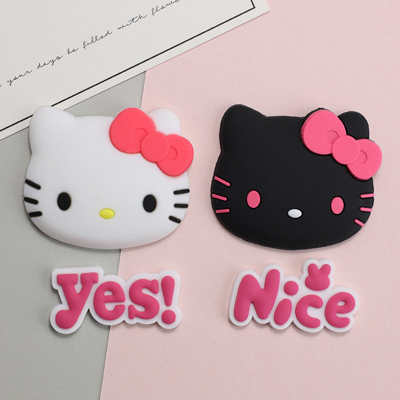 Unisex Soft Plastic Accessories DIY Patches Phone Case Hair Clips Water Bottle Decorations