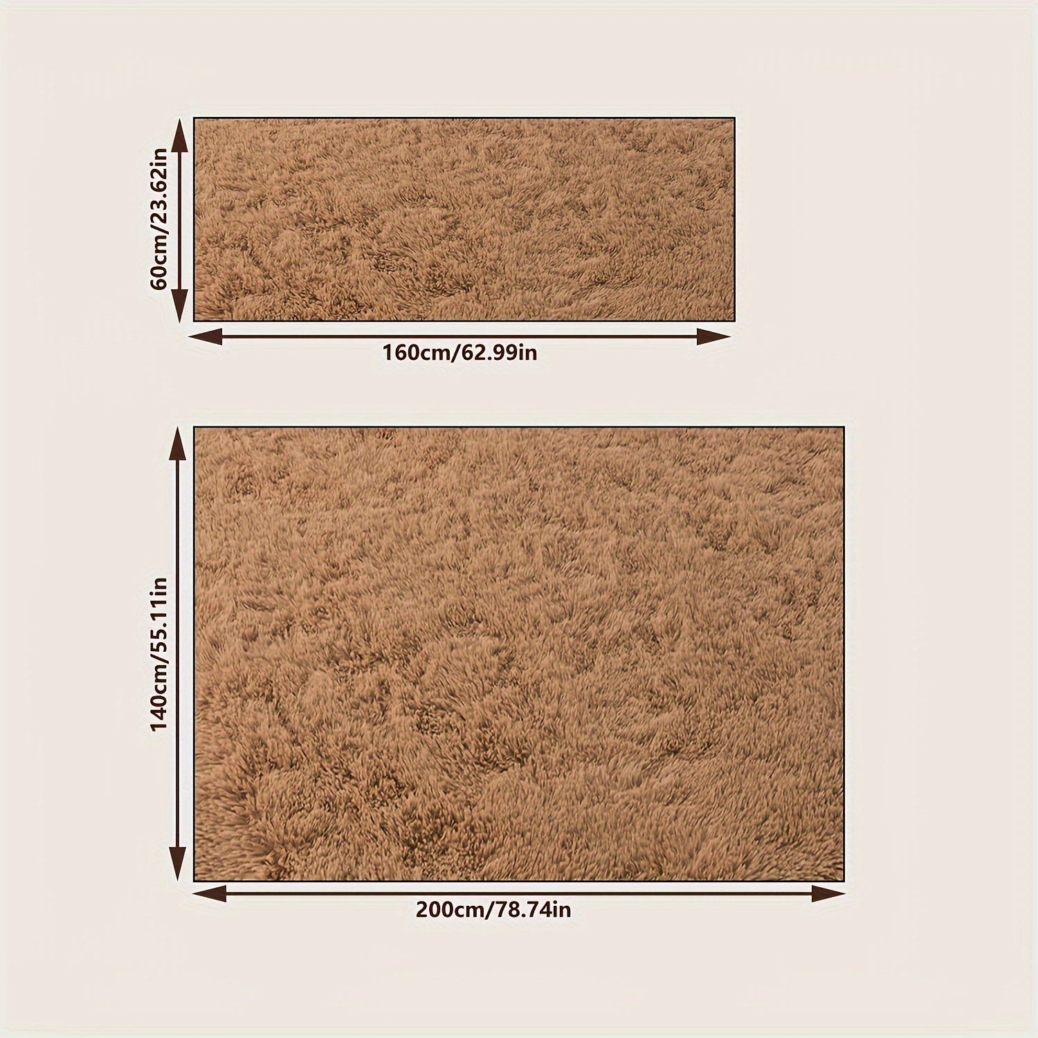 Yumshoq gradient rangli shaggy maydon, polyester maydon yashash xonasi, yotoqxona, divan, yotoq yonida, bay window uchun, mashinada yuvish mumkin, turli o'lchamlarda mavjud