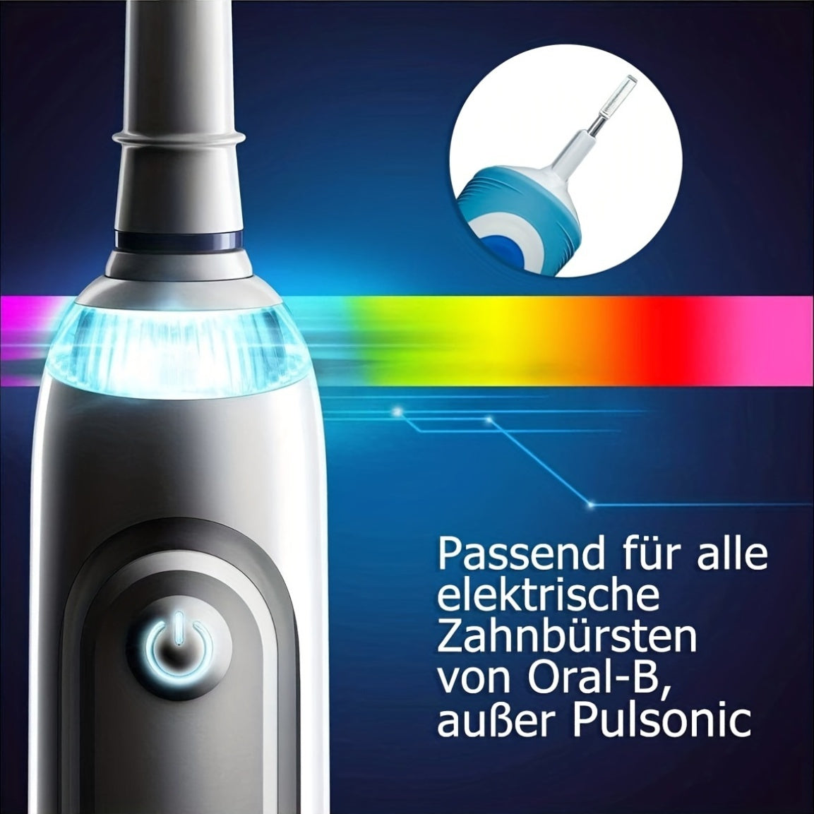 Cabezas de cepillo de repuesto Soft Gum Care para cepillos de dientes eléctricos 4/8/12/16 piezas