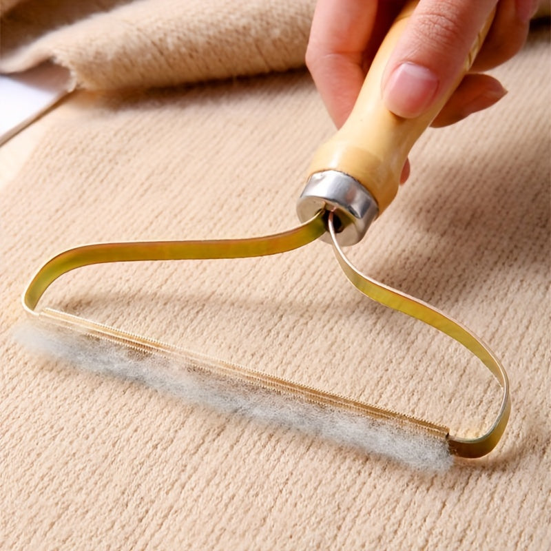 Manual Hair Remover for Clothes and Cashmere Coats Double-Sided Fabric Lint Remover