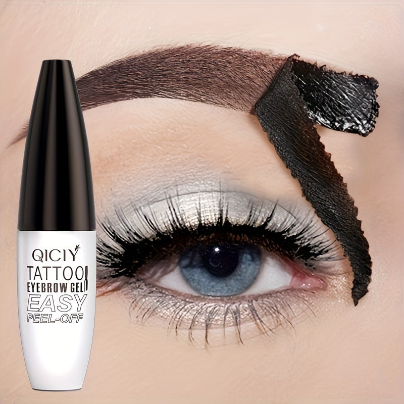 Waterproof Peel-Off Eyebrow Gel Cream for All Skin Types Long-Lasting Smudge-Proof