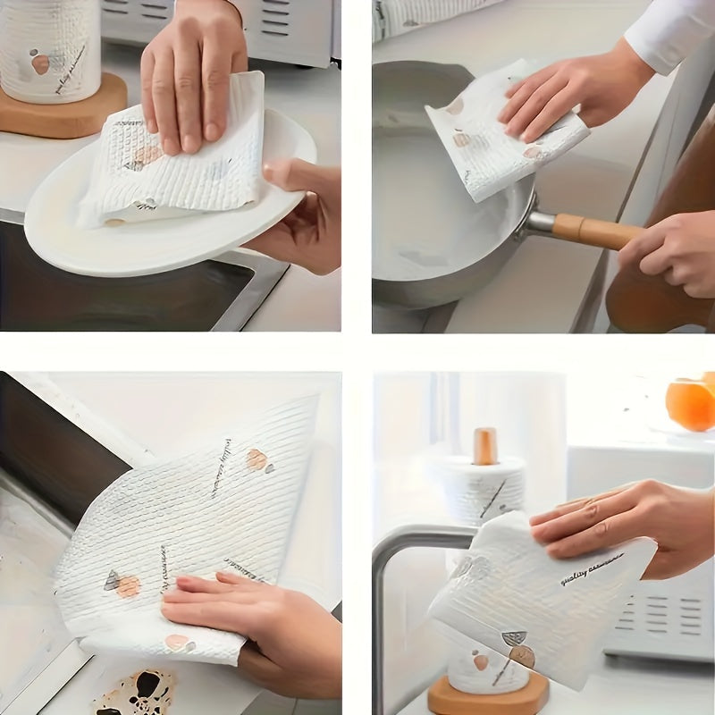 100 ta Ko'p Qavatli Takrorlanadigan Oshxona Sochiqlari, Rang-barang Yuraklar, Yuviladigan va Bir Martalik