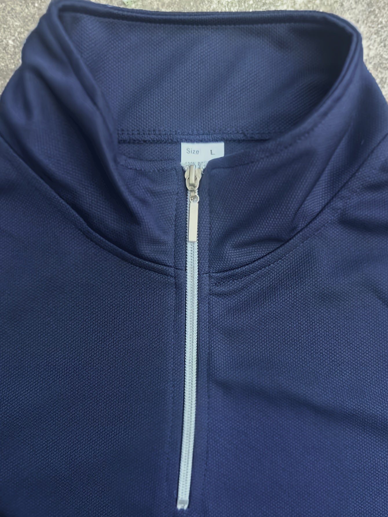 Men's 2-Piece Sportswear Set Quarter Zip Pullover and Drawstring Sweatpants Polyester Fall Outdoor Active