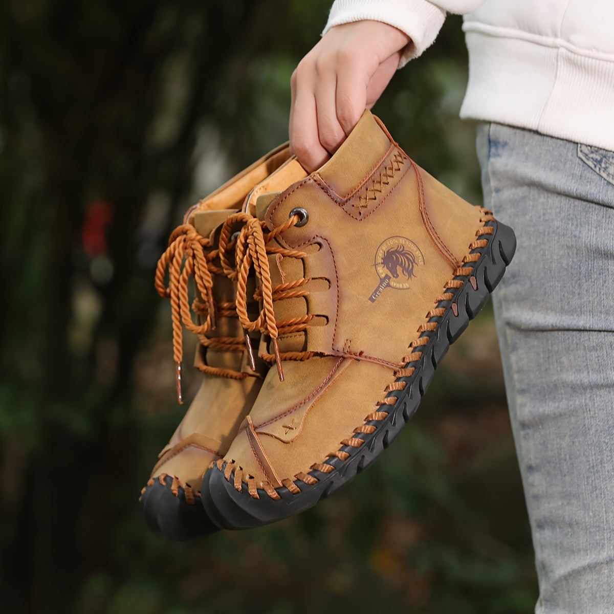 Women's Oversized Casual Short Boots, Retro Loafers, Versatile, Comfortable