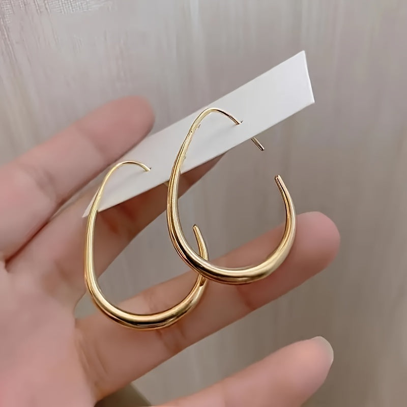 Women's Water Drop-Shaped Earrings Minimalist Elegant Jewelry Gift
