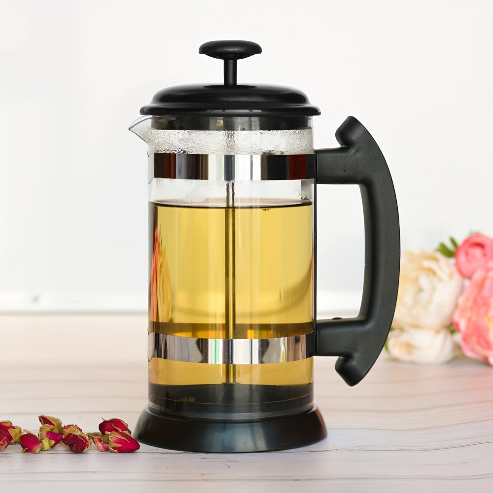 34oz French Press Coffee Maker Heat-Resistant Glass Stainless Steel Cold Brew