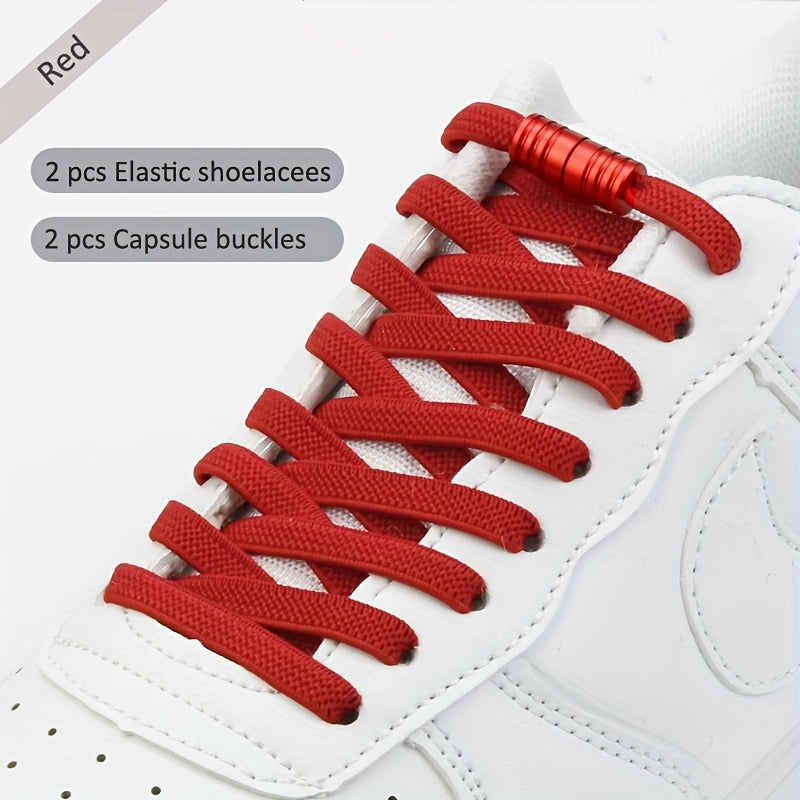 Uniseks elastik rang-barang toʻqilgan poyabzal lentalari uchun sneakers va kundalik poyabzal