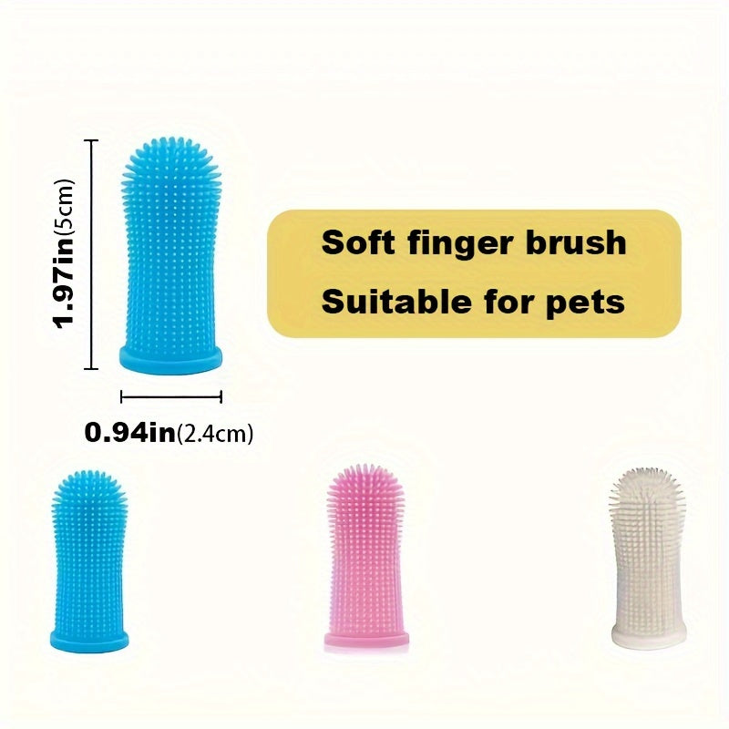 Super Soft Silicone Dog and Cat Toothbrush Dog Cat Dental Care