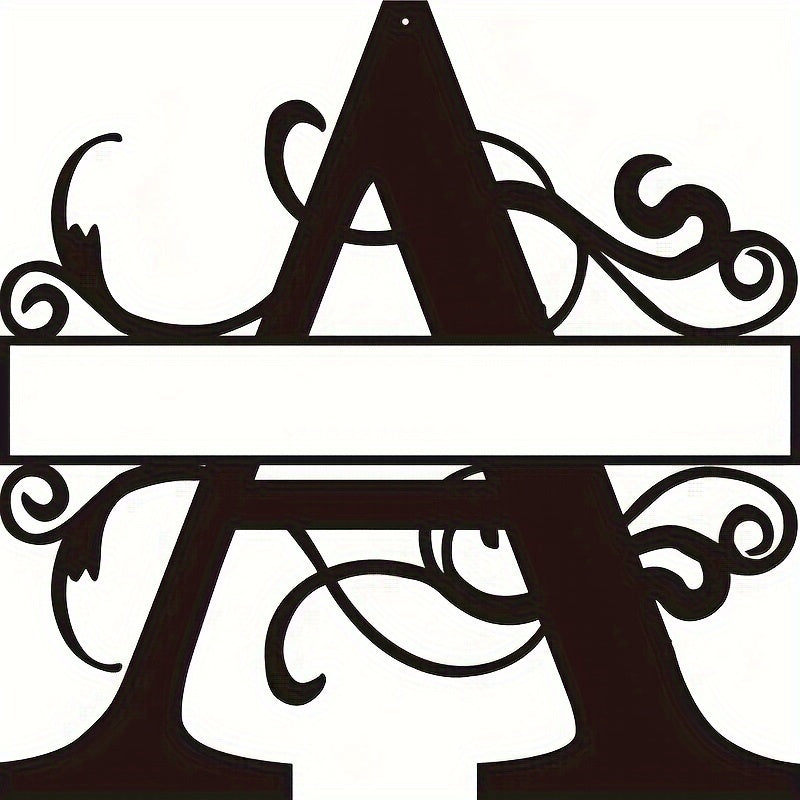 Personalized Metal Family Name Sign Wall Art for Front Entrance or Housewarming Gift