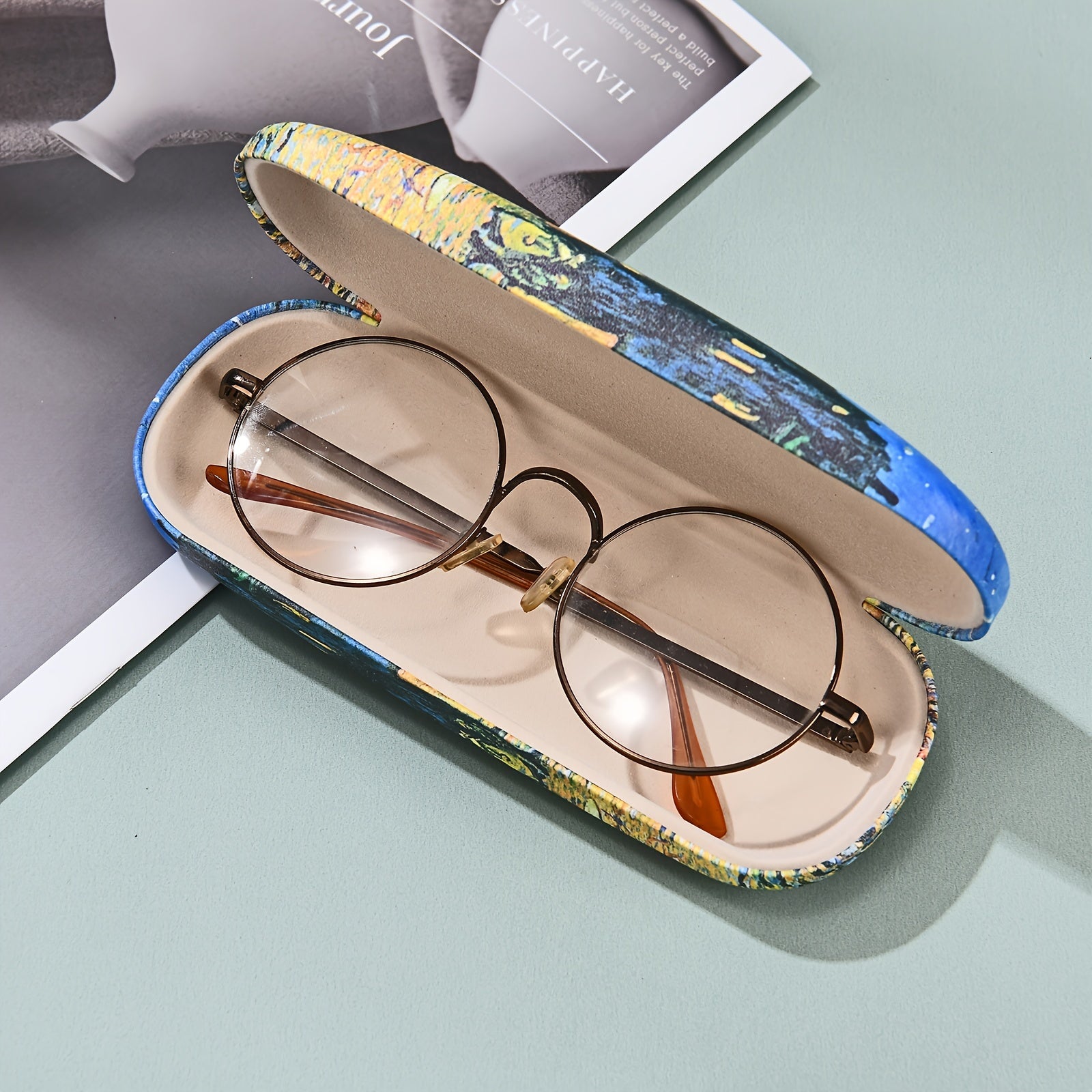 Vintage shisha qutisi bosma dizayni bilan, bardoshli, engil, sayohat uchun tashkil etuvchi