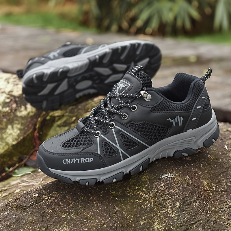 Men's Casual Sports Shoes Breathable Non-Slip Thick Soles Animal Print Sneakers