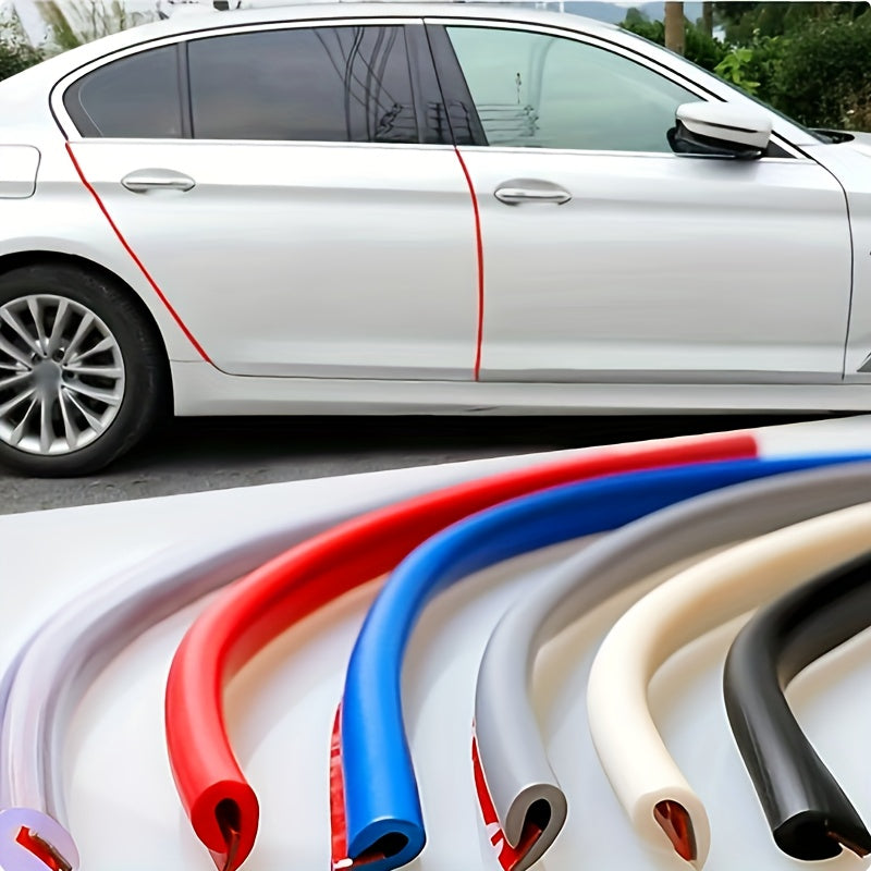 Universal Rubber Car Door Edge Guard 5M Self-Adhesive Scratch Protection
