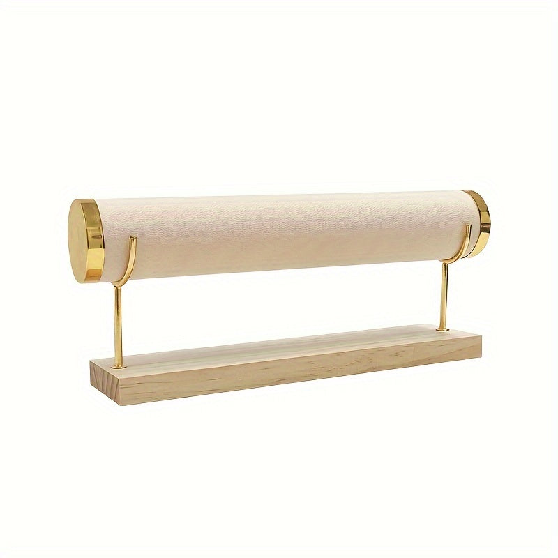 Bracelet Organizer with Removable Tiered Holder and Velvet Display Rack