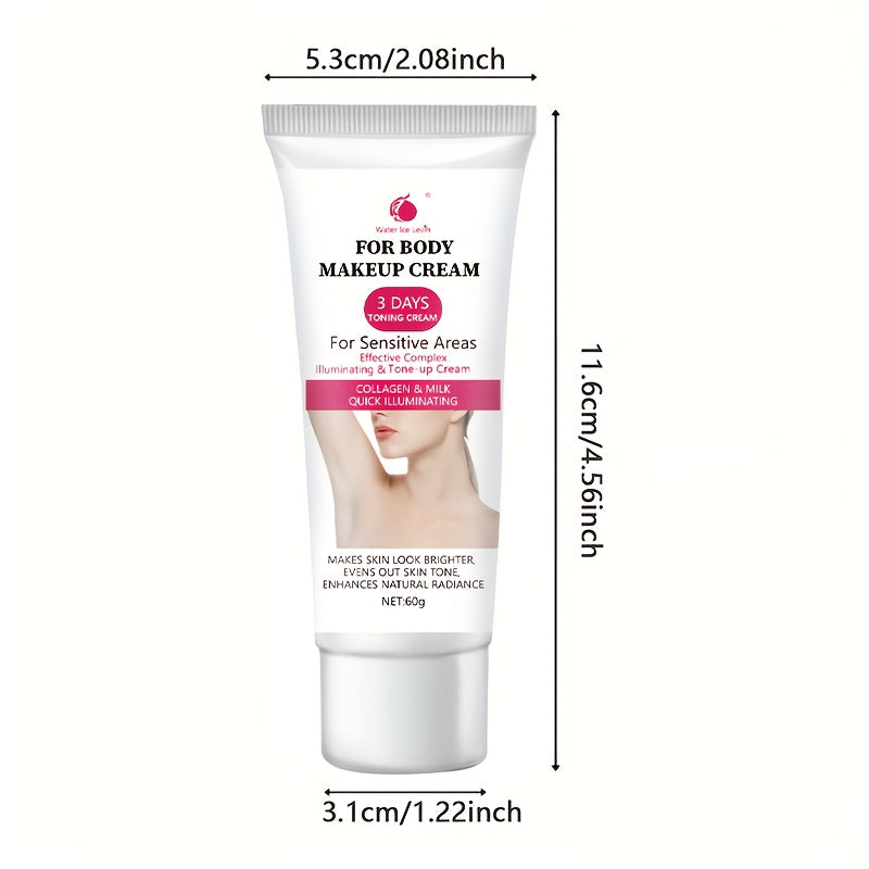 Crema corporal hipoalergénica con vitamina C, niacinamida, ácido hialurónico y humectante