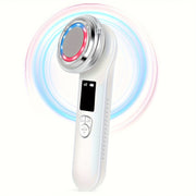 USB Rechargeable Facial Massager with Hot Cold Therapy 7-in-1 Skincare Device
