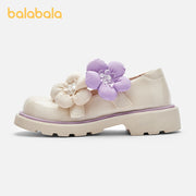 Zapatos de princesa para niñas con patrón de flores y cierre de gancho y bucle para primavera y otoño