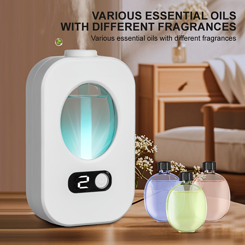 USB Rechargeable Aromatherapy Diffuser Humidifier with Nightlight for Rooms Office Bathroom