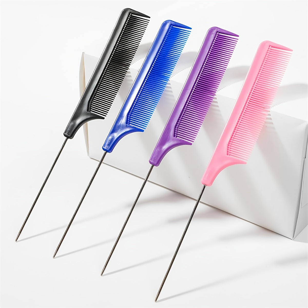 Профессиональный металлический гребень для хвостика, антистатическая щетка для окрашивания волос, аксессуар для парикмахеров