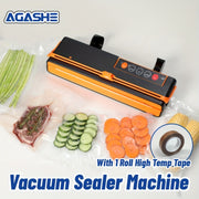 SX-168 Вакуумный упаковщик для сухих и влажных продуктов, мешки 32.0 см, рулонный отсек и нож, американская вилка для зимы