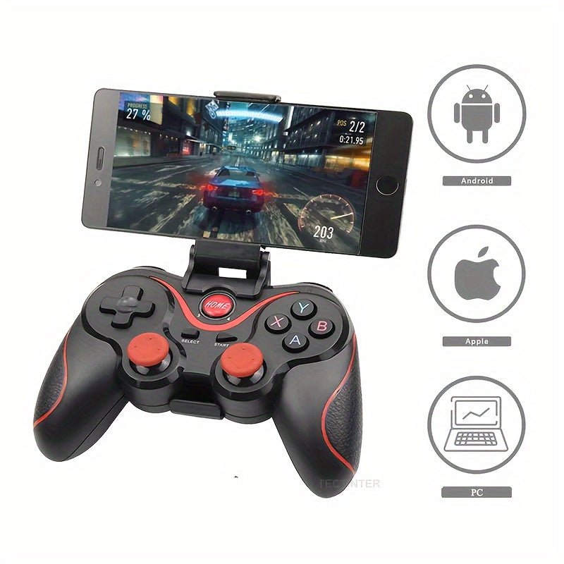 Android, iOS, PC, Nintendo Switch uchun simsiz o'yin boshqaruvchisi, ABS materialidan tayyorlangan va ijodiy o'yin turi, shuningdek, PS3 va T3 joystick aksessuari bilan ham mos keladi.