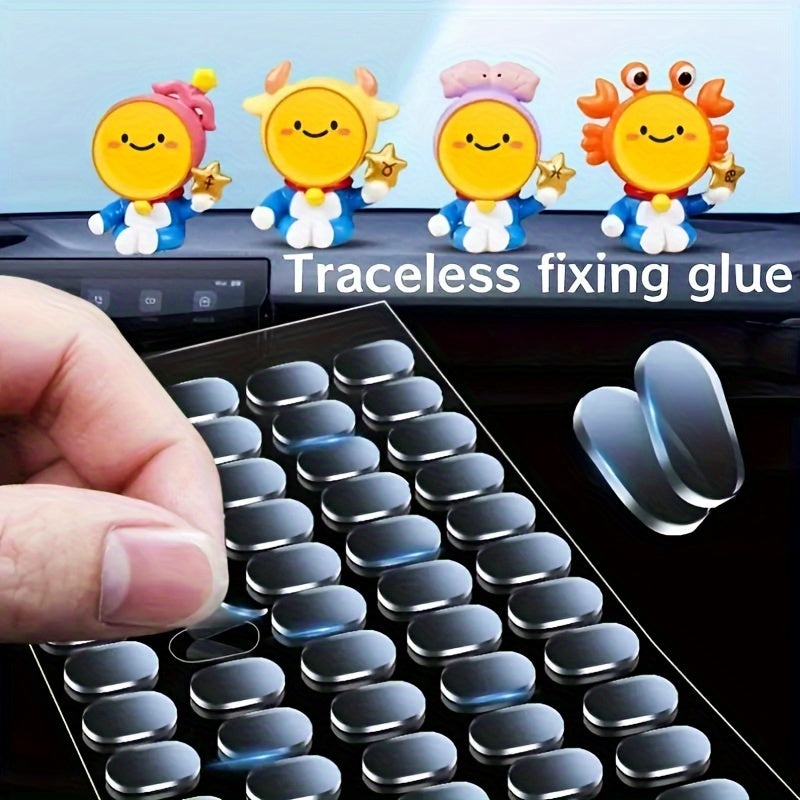 100 Clear Reusable Mounting Stickers for Pictures Balloons Posters