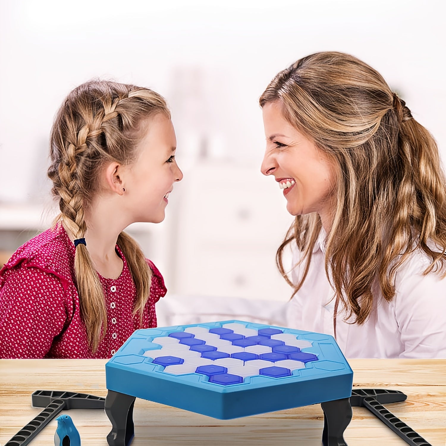 Juego de mesa Kids Ice Knocking con piezas de plástico coloridas, juguete educativo STEM para niños de 3 años en adelante