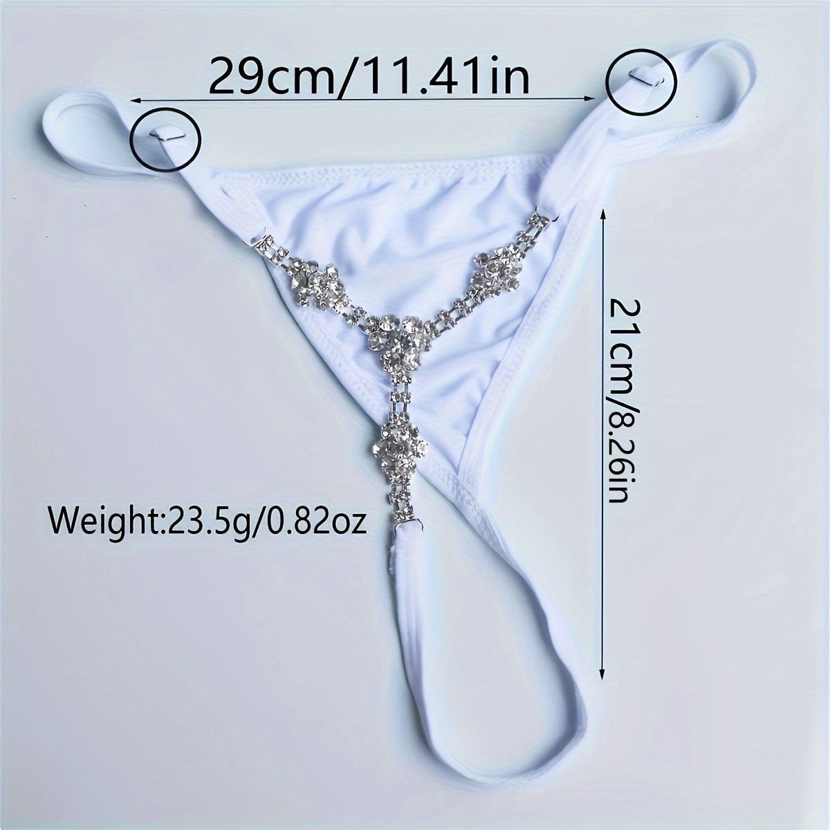Women’s Body Chain Adjustable Bikini Jewelry Stretch Waist Chain for Parties and Gifts