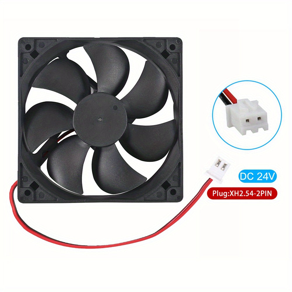 120mm DC Cooling Fan for Laptops PCs and Computer Cases 92.3 CFM 37.2 dBA
