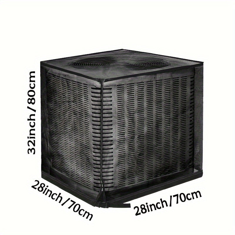 Outdoor Air Conditioner Cover Four-Season Adjustable Mesh Weatherproof