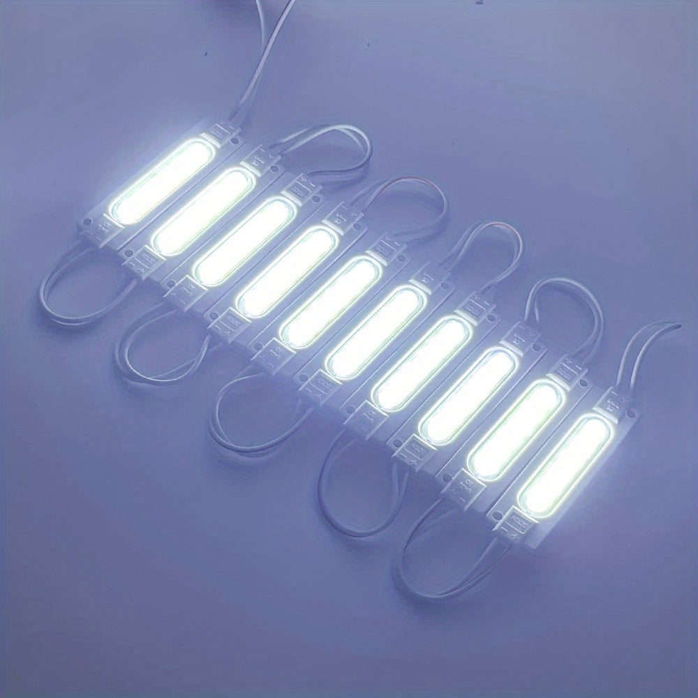 10PCS Módulos de luces LED COB para camión y coche DC12V 24V luces de advertencia laterales
