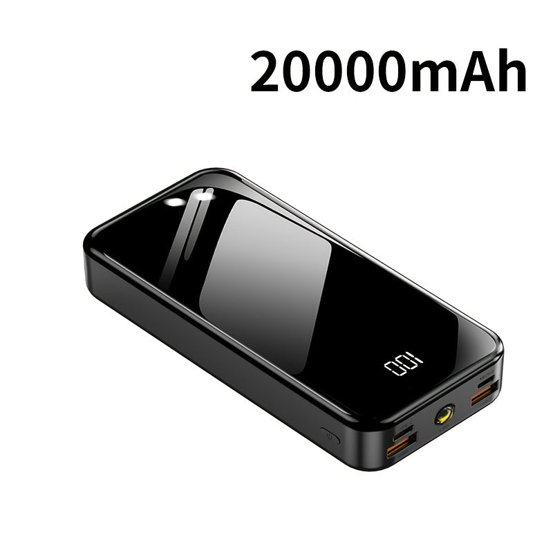 20000mAh Power Bank with 22.5W Fast Charging LED Display Dual Input Portable