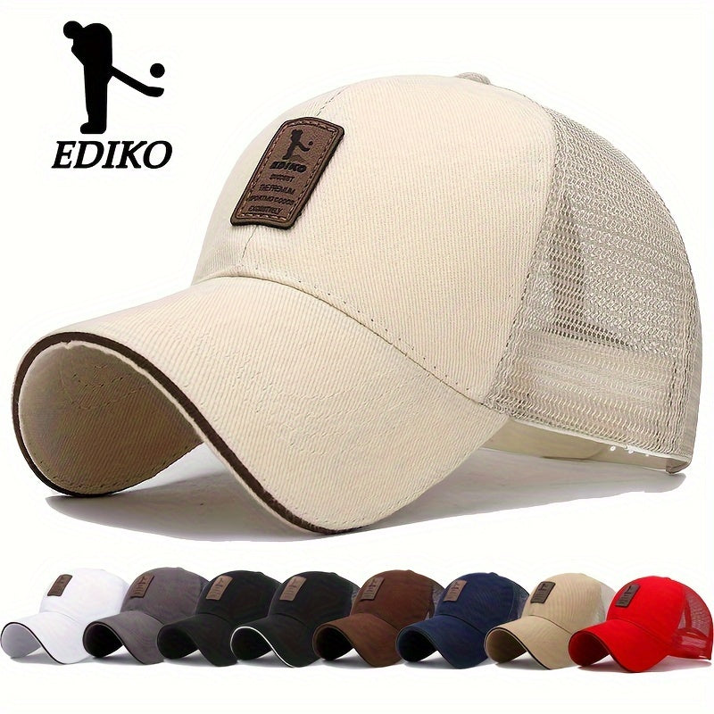 Breathable Mesh Baseball Cap for Men and Women Sun Protection Adjustable Snapback Golf Outdoor