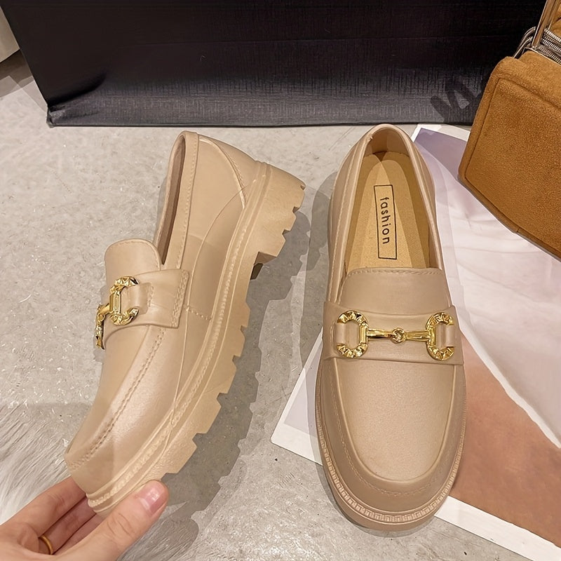 Women’s Summer Loafers Rubber Sole Non-Slip Breathable Slip-On Shoes