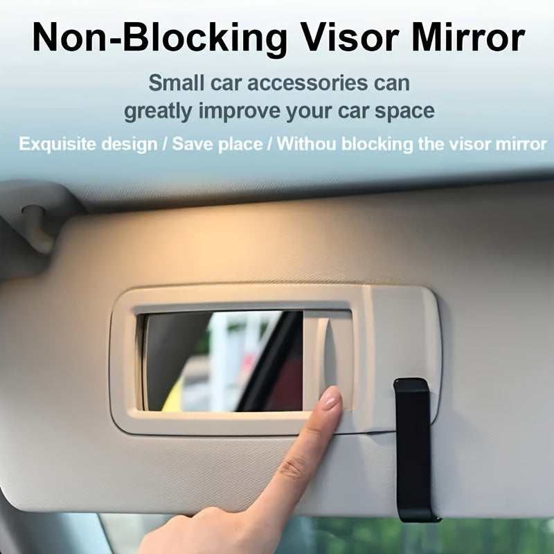 Car Sun Visor Glasses Holder Rhinestone Embellished Plastic Eyeglasses Clip