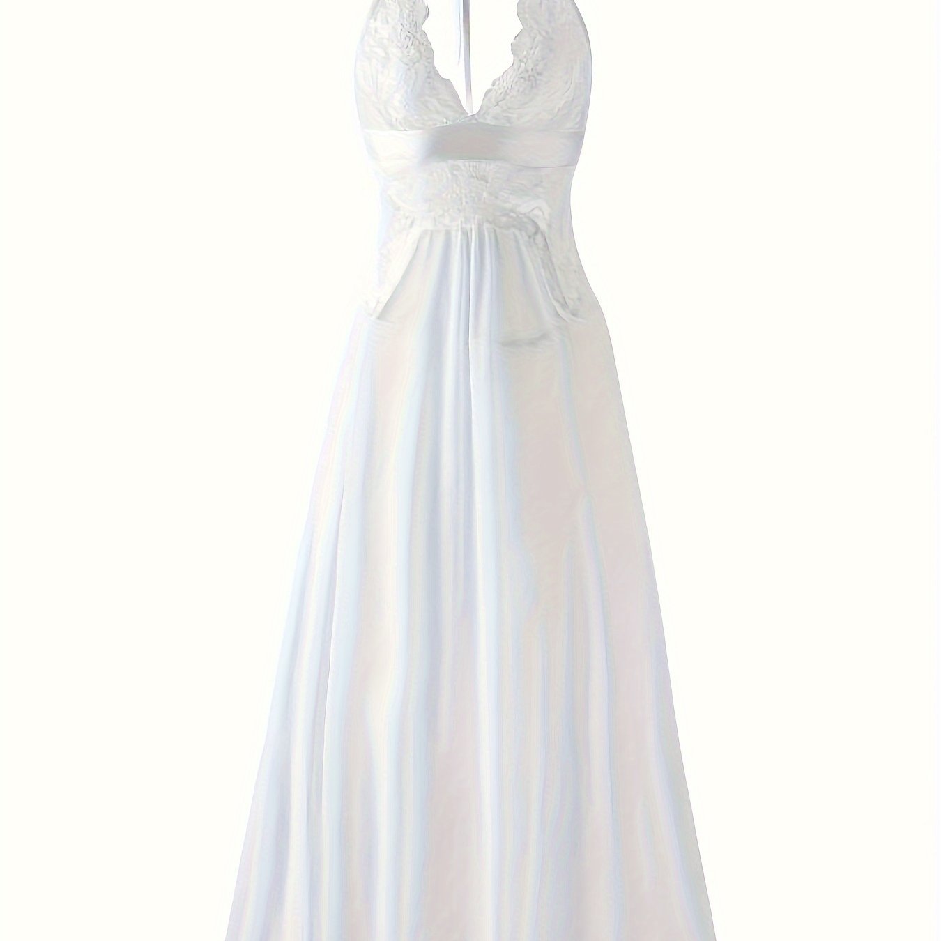 Women's Floral Print Lace-Up Nightgown with Adjustable Straps