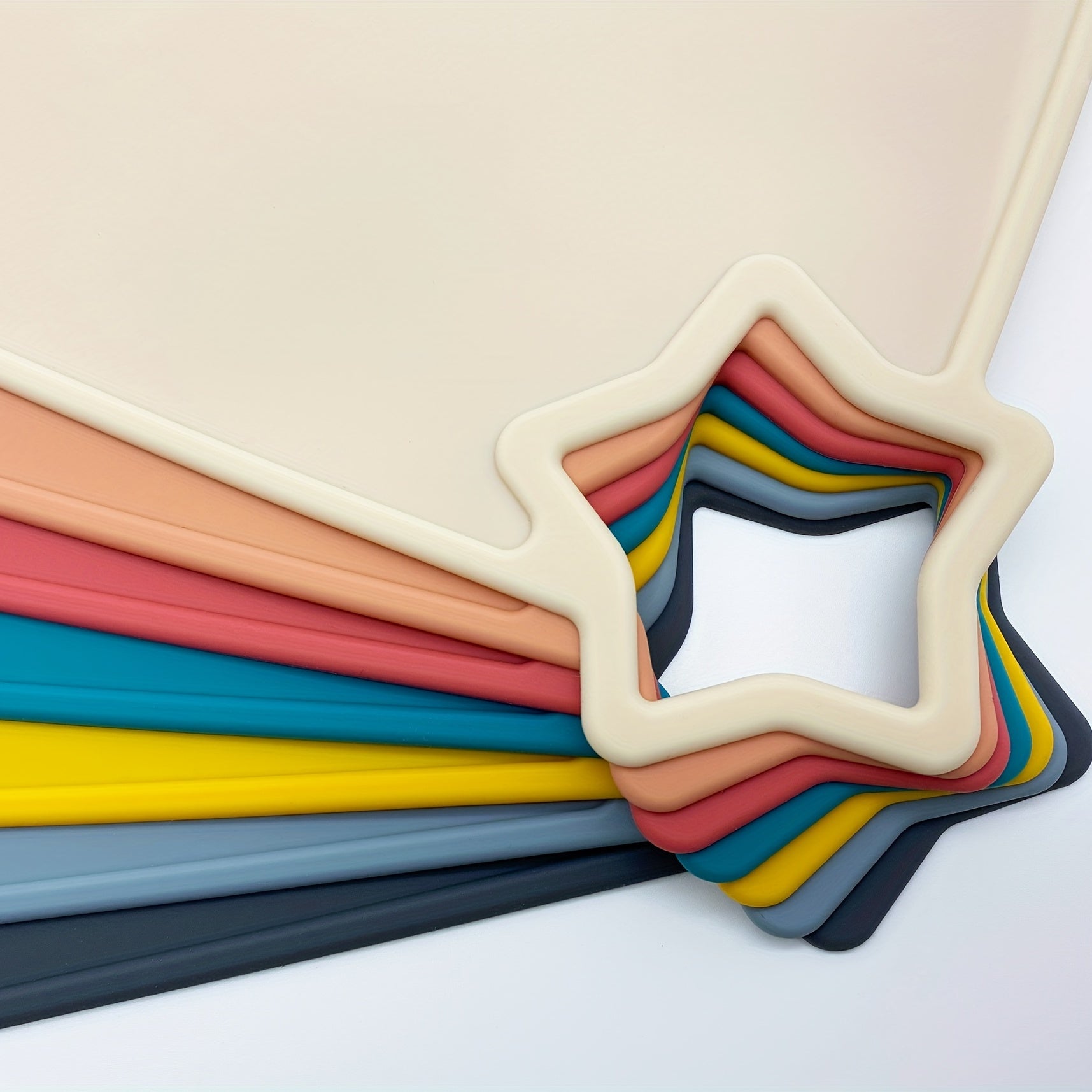 Individual de silicona para cocina, impermeable, resistente al aceite, fácil de limpiar, resistente al calor