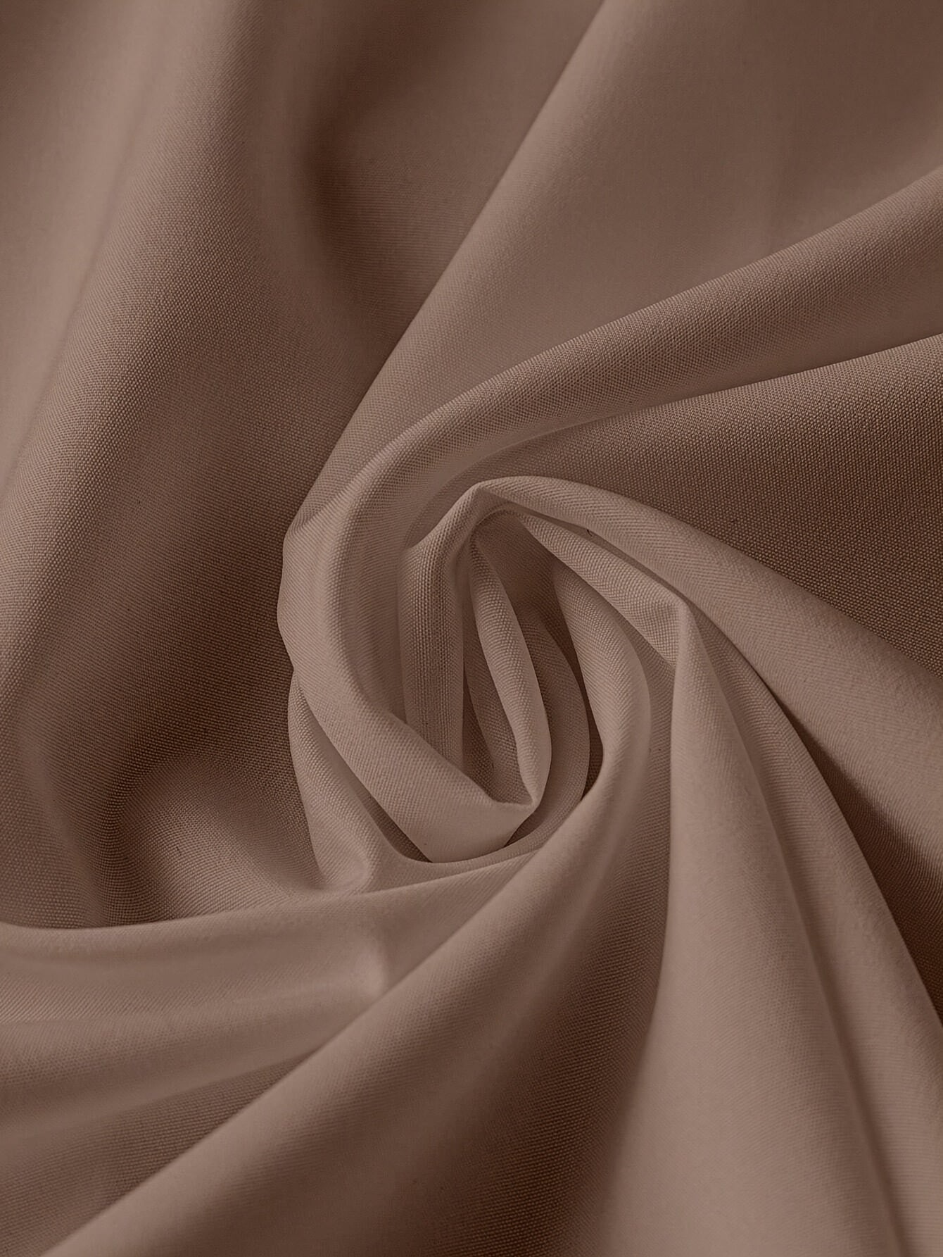 Plus Size Elegant High Neck Blouse with Contrast Binding Solid Woven Polyester Spandex