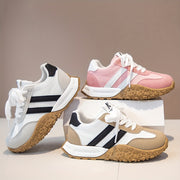 Kids Breathable Lightweight Sneakers Low Top Non-Slip Rubber Sole for Casual Outdoor Activities