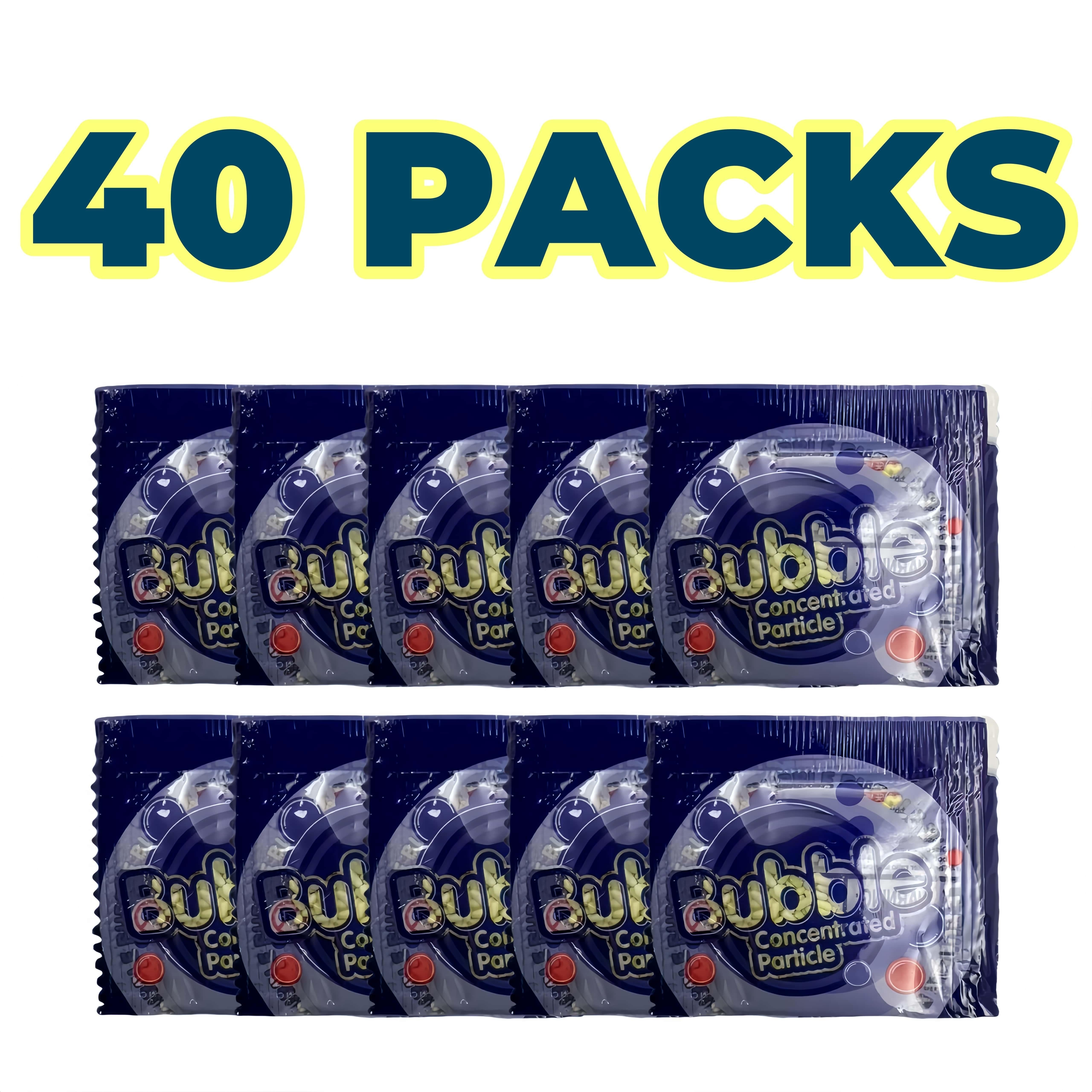 Lemon Yellow Water-Soluble Bubble Concentrate Pellets for Bubble Guns and Machines 20/40 Pack