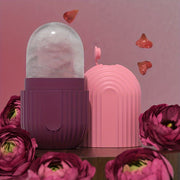 Лицевой и глазной ролик-леденец из силикона для освежения кожи, многоразовый, без батареи