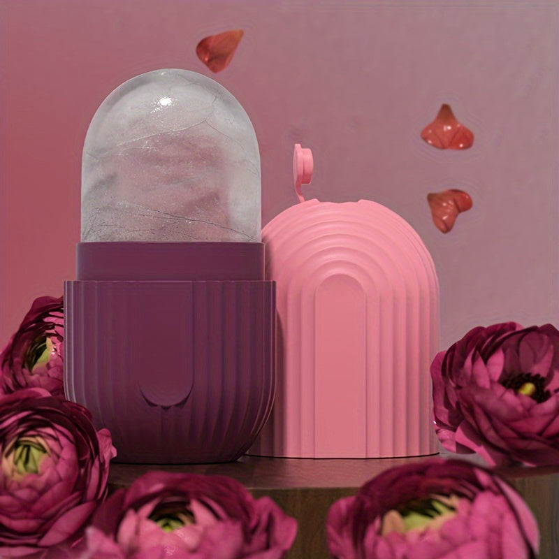 Facial and Eye Ice Roller Silicone Skin Brightening Reusable No Battery