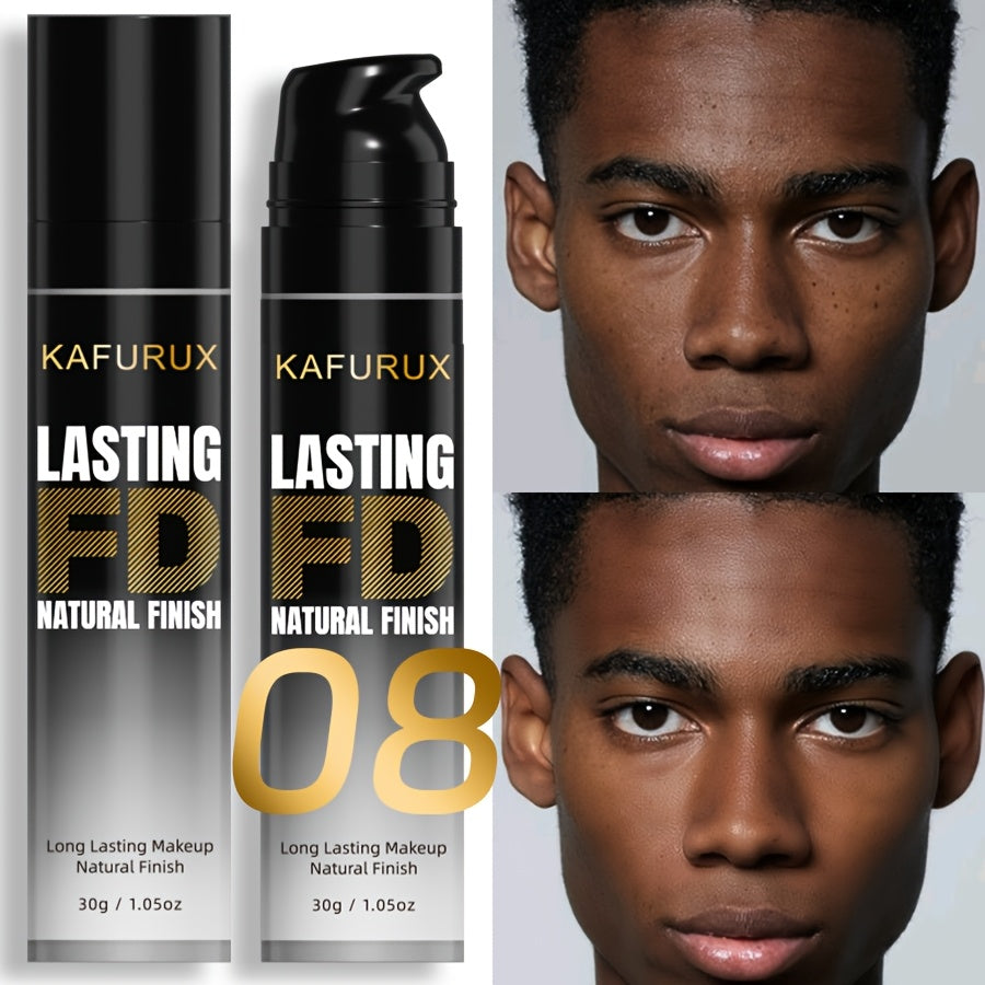 Men's Full Coverage Concealer Waterproof Liquid Foundation for All Skin Tones