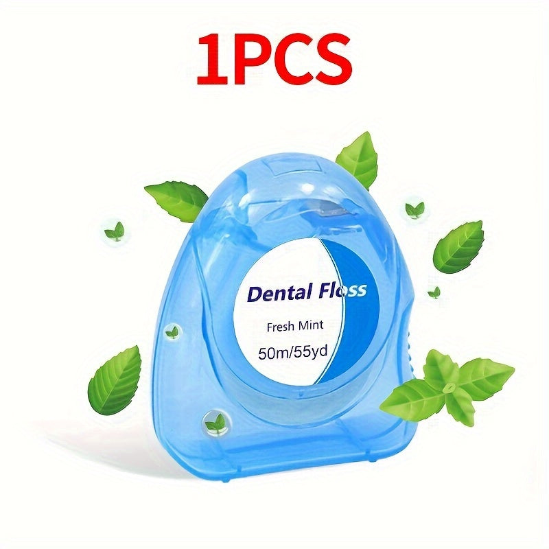 Dental Floss Roll Set for Teeth Gaps Oral Care Supplies, Mint Flavor